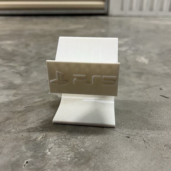 3D Printed Display Stand for PlayStation PS5 DualSense Controller Holder White - Picture 1 of 1